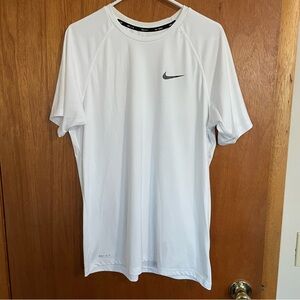 Nike Men's White Swim‎ Shirt size small